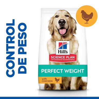Hill's Science Plan Perfect Weight Adult Large Pollo pienso para perros